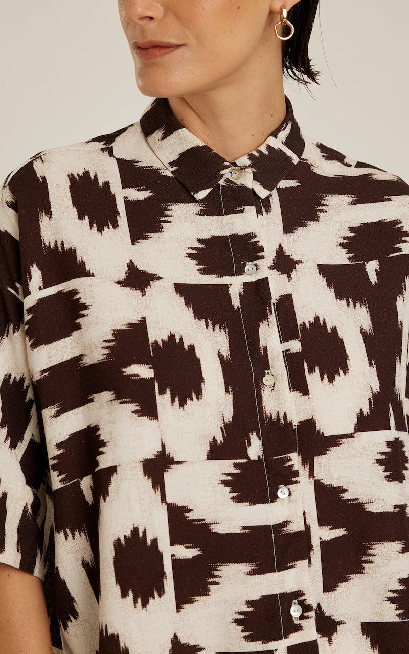 Cropped Wide Shirt Puglia - Top