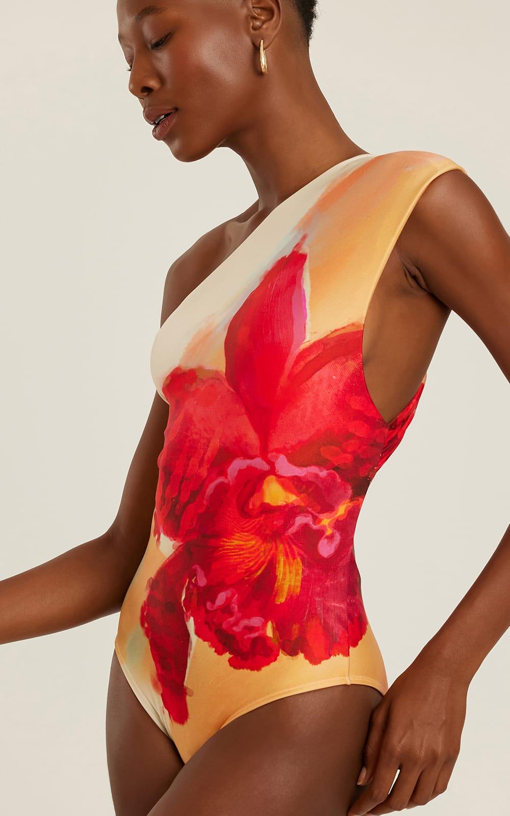 Loop Shoulder One Piece Flora