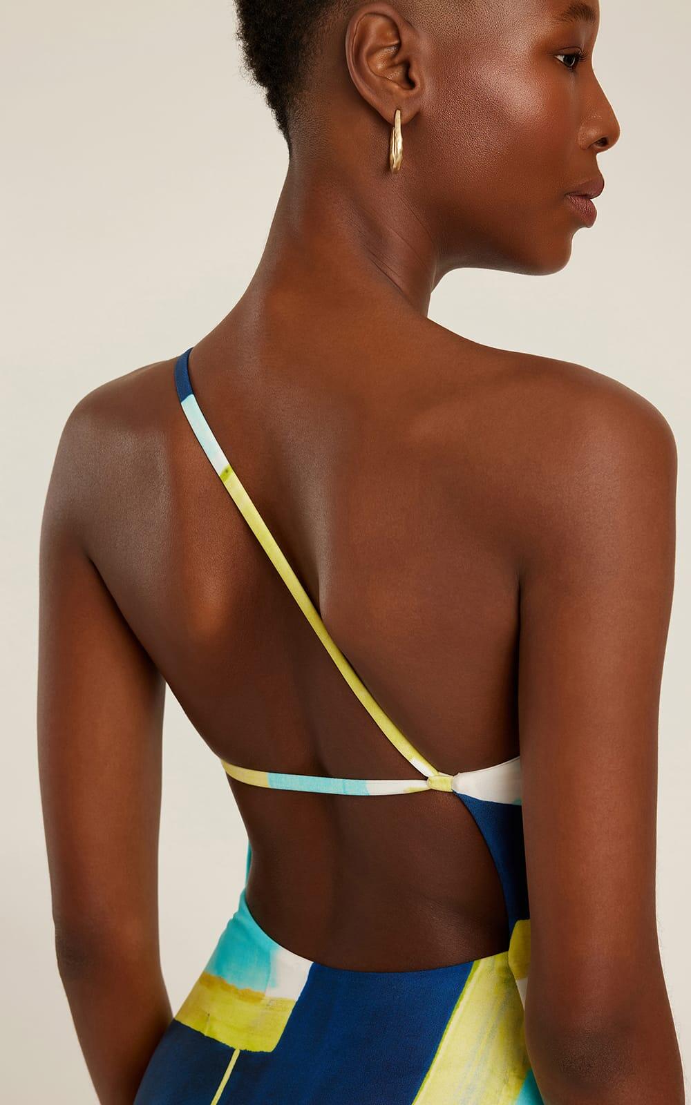Strap Shoulder One Piece Bleue - One Piece