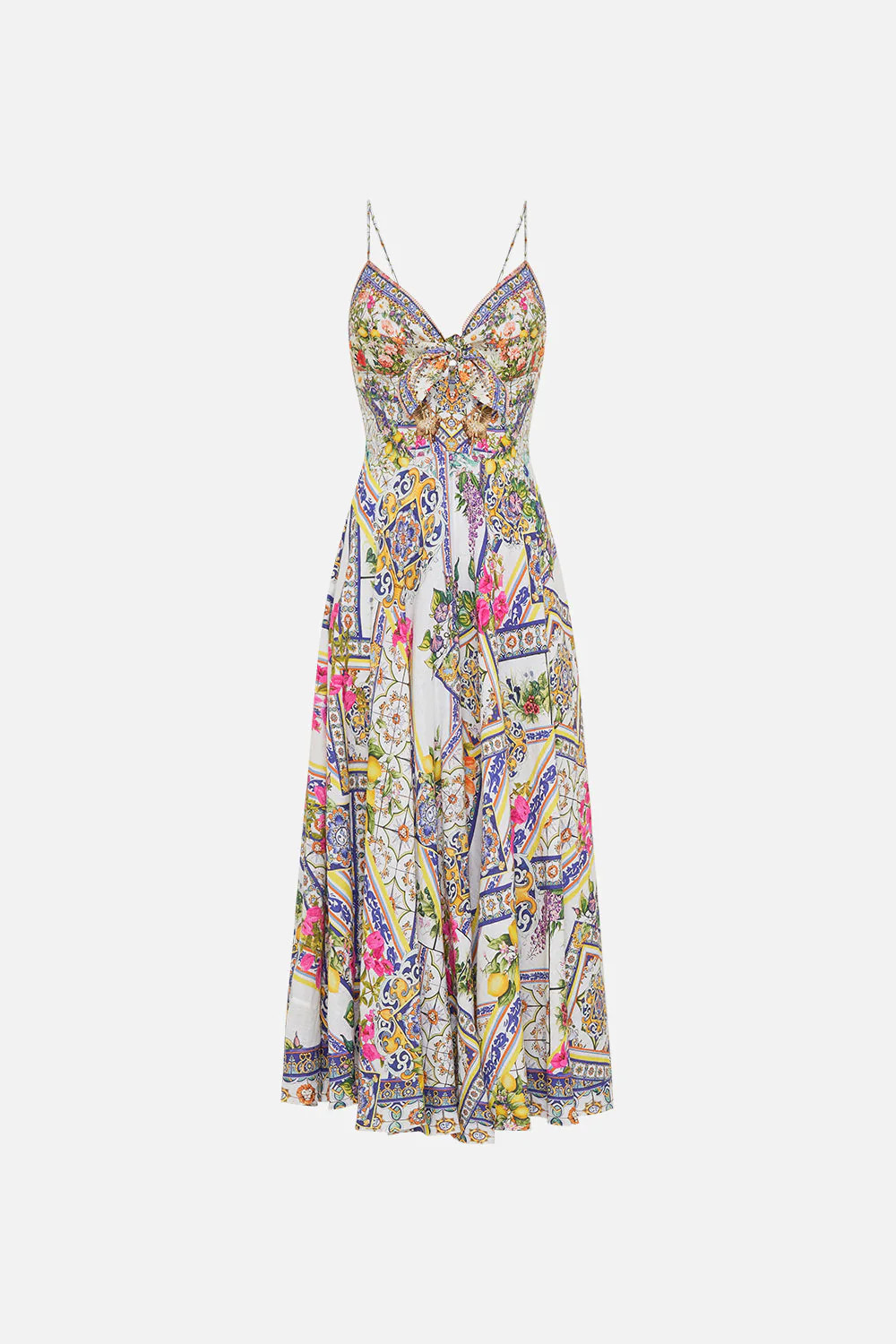 Long Dress w/ Tie Front Amalfi Amore - Dress