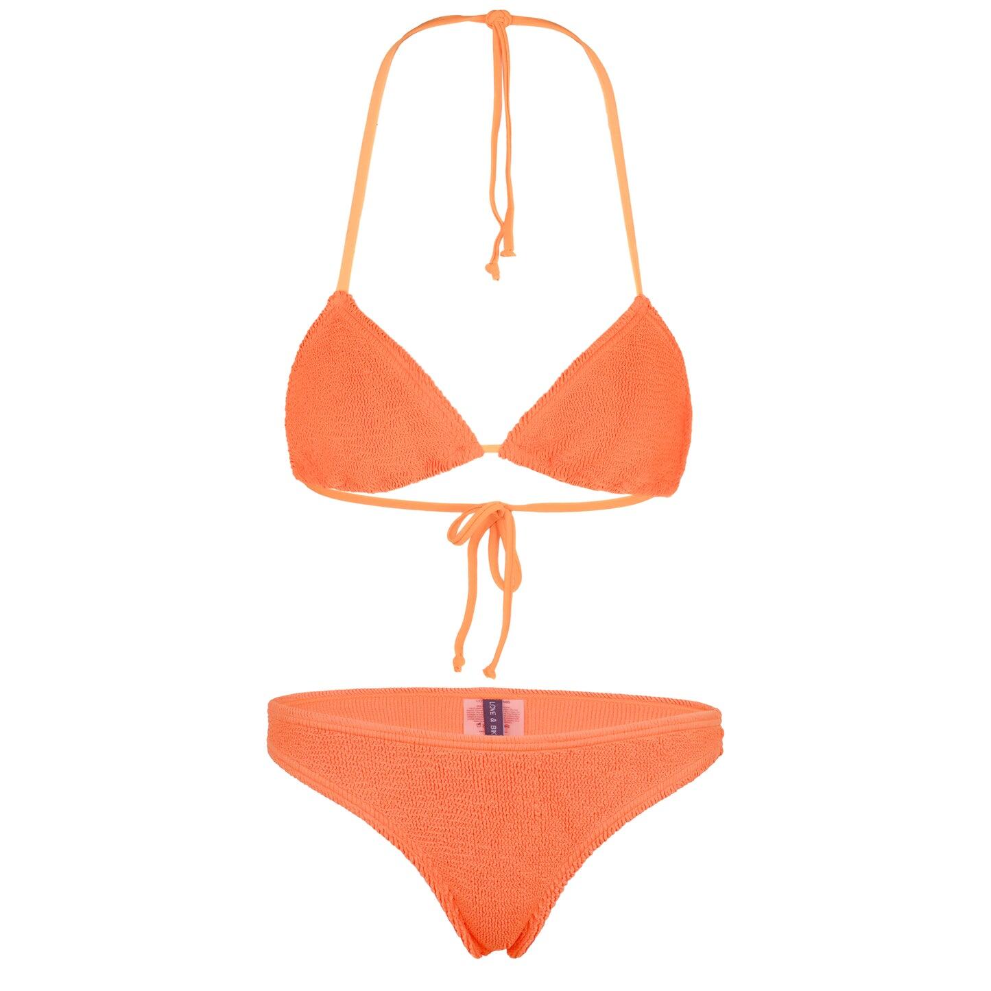 Jamaica Triangle Bikini Top & Barcelona Bottom Orange - ONE SIZE - Bikini