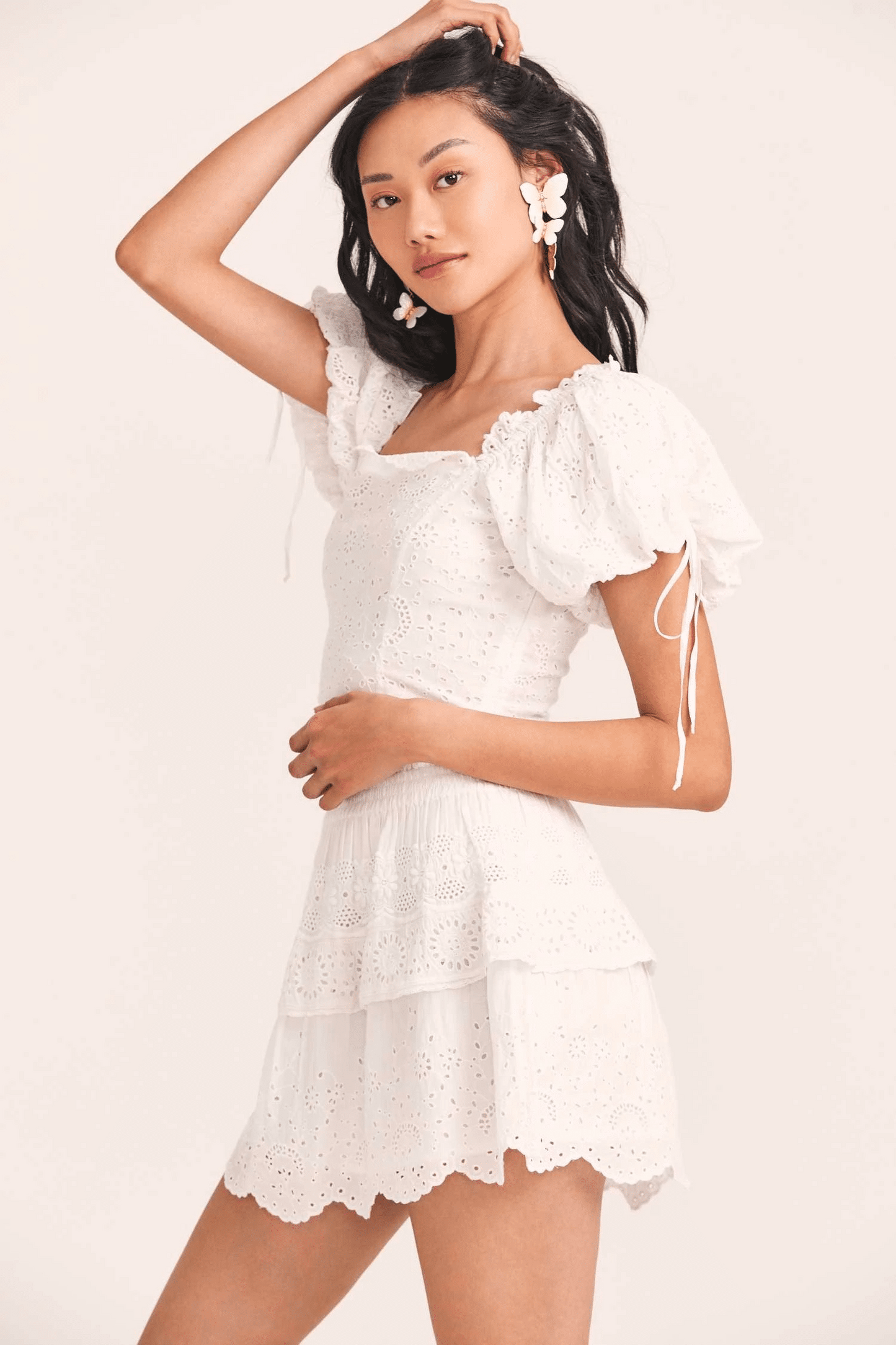 Charmaine Skirt Antique White - Skirt