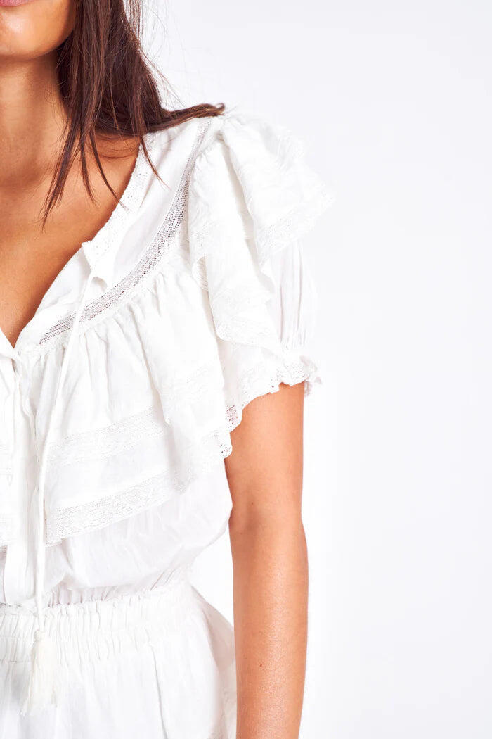 Liv Dress Antique White - Dress
