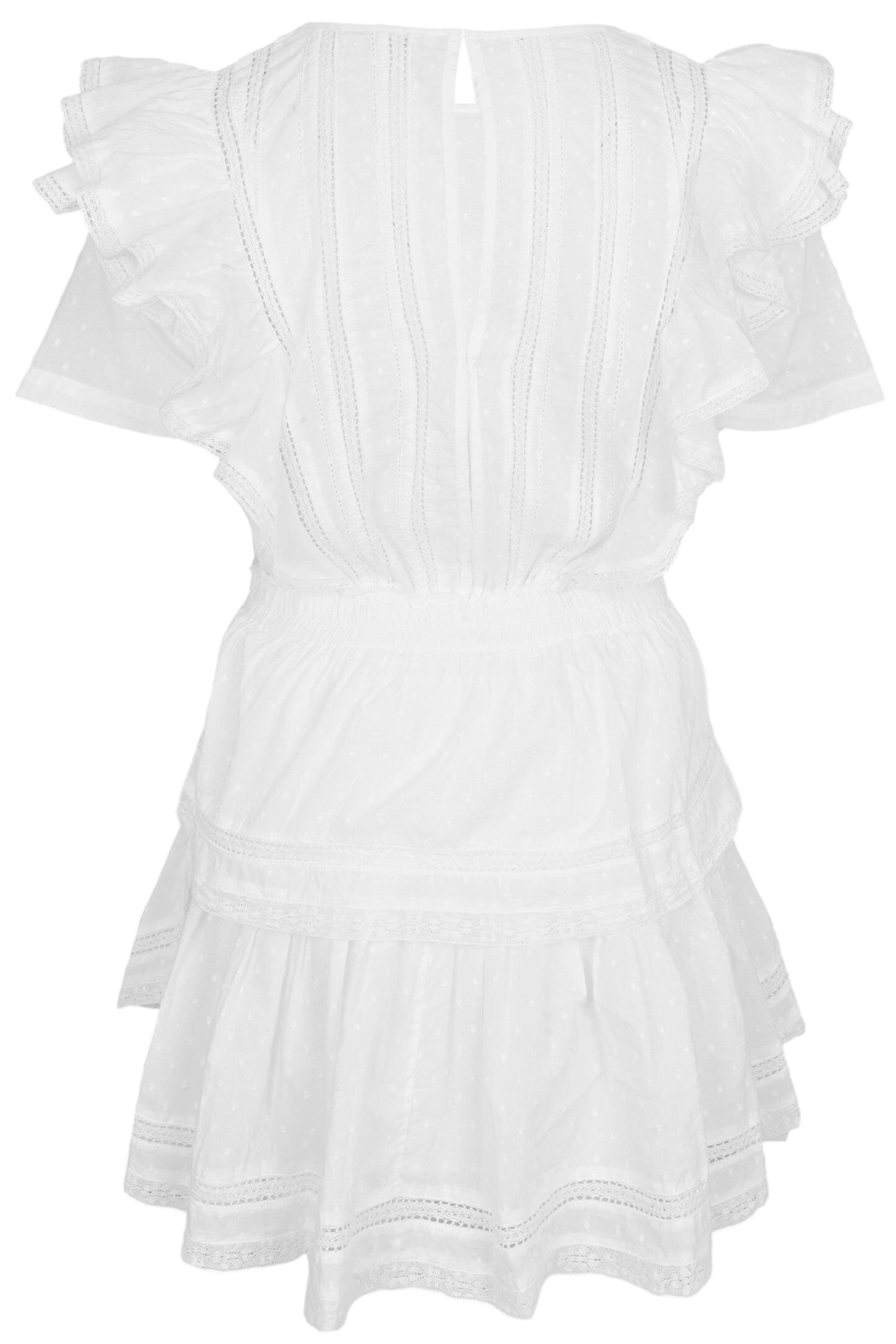 Natasha Dress Swiss Dot White - Dress
