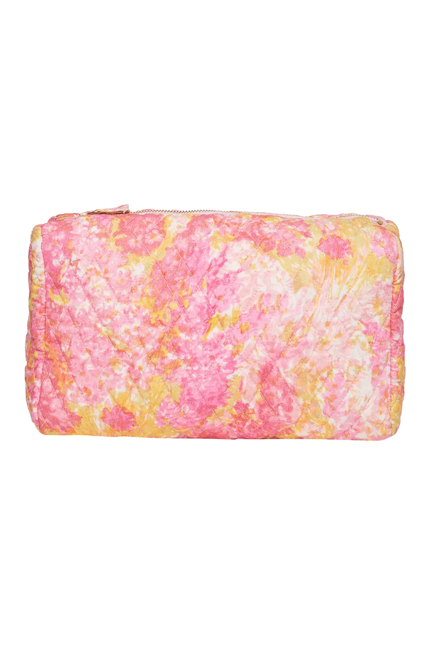 Pink Clutch Bag in Watercolour Floral Print - Pouch