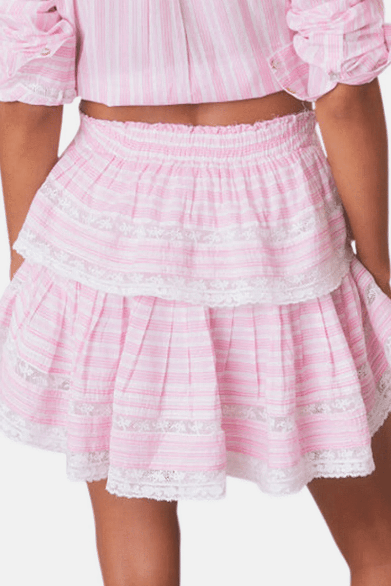 Ruffle Mini Skirt Captiva Pink - Skirt