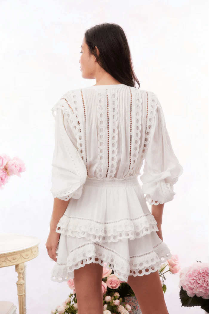 Tindra Dress Soft White - Dress