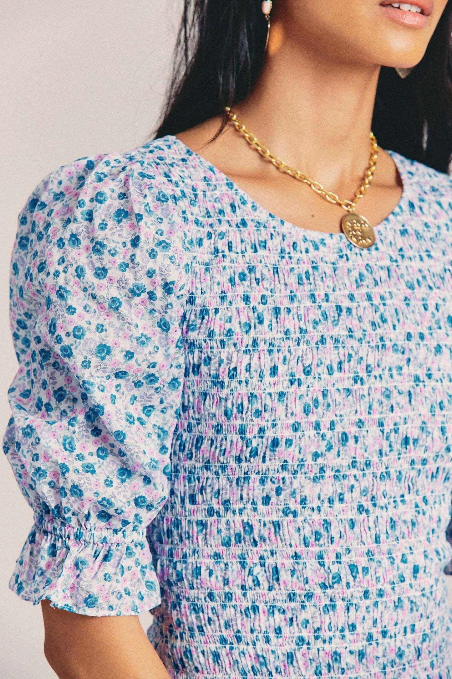 Luppa Dress Crushed Blueberries - Dress