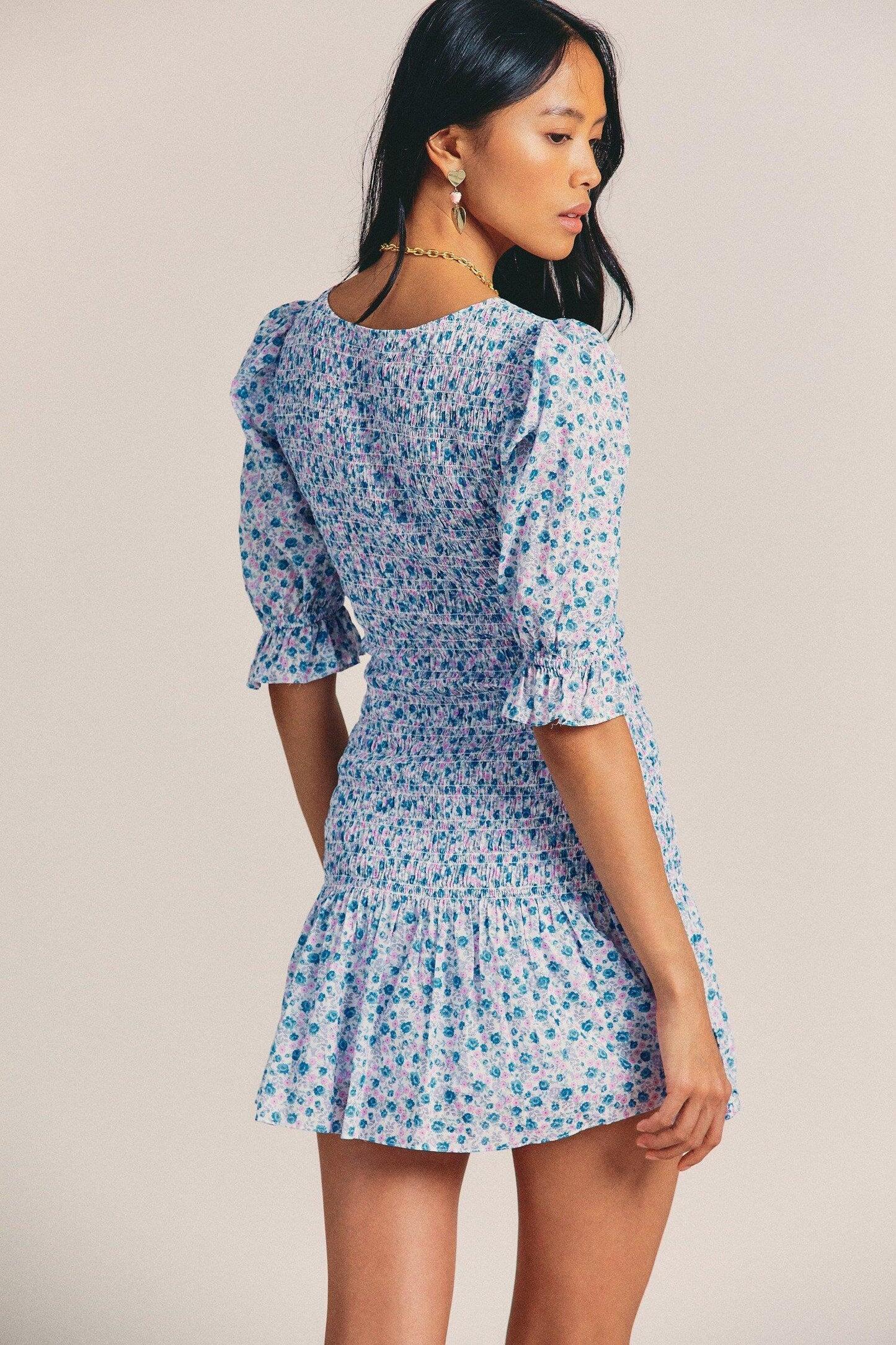 Luppa Dress Crushed Blueberries - Dress