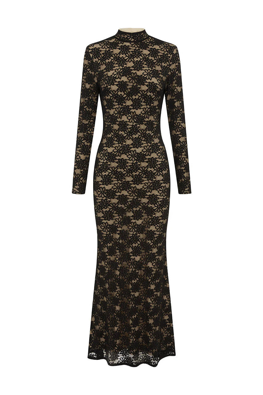 Maeya Maxi Dress Black - Dress