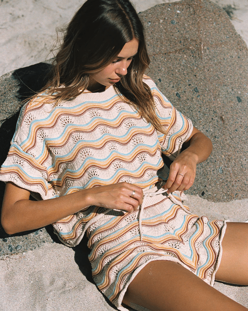 Make Waves Sweater Sano Stripe - Top