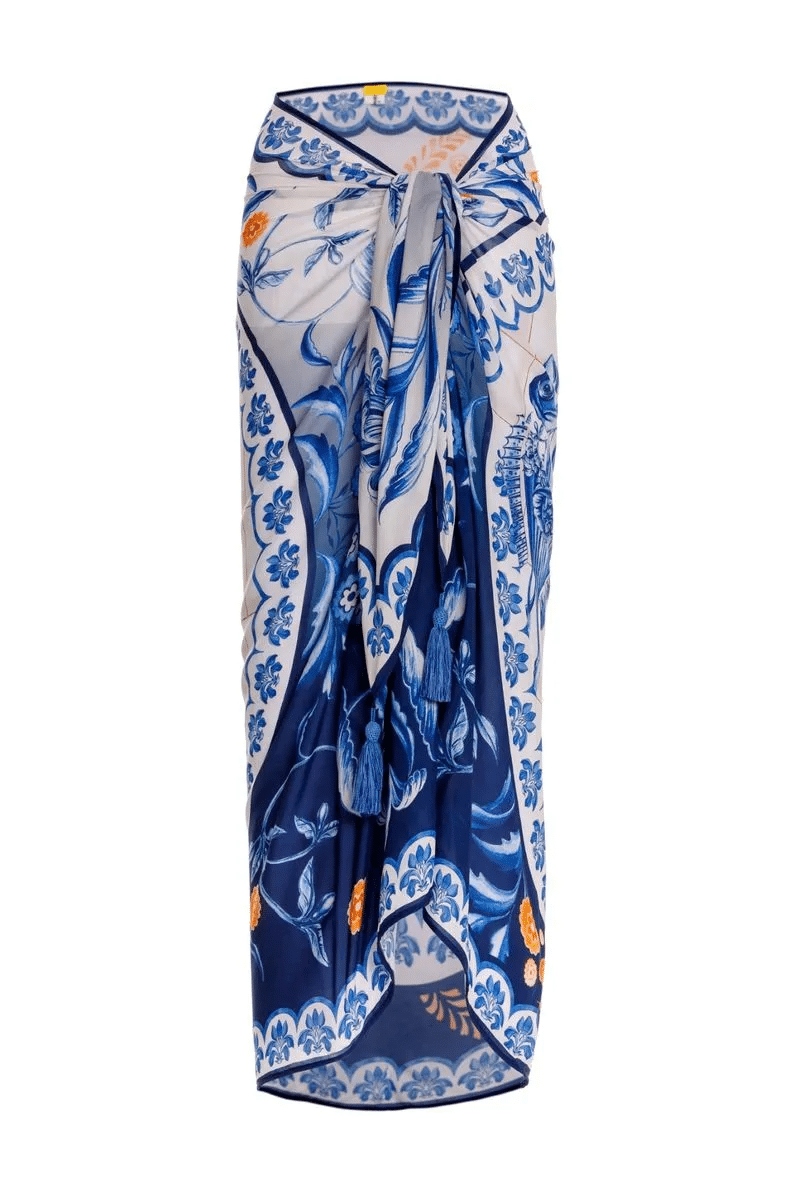 Marine Azure Pareo - ONE SIZE - Sarong