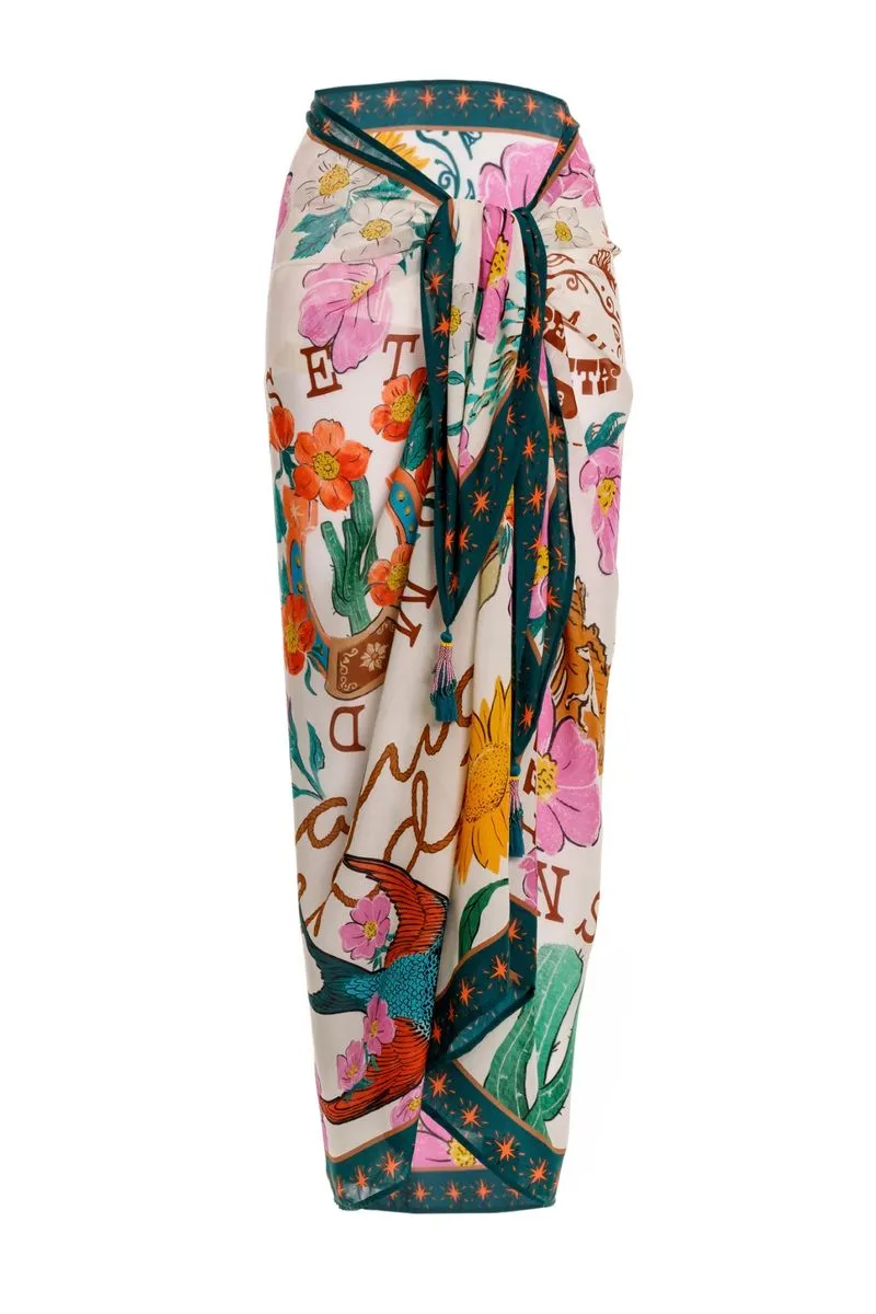 Marine Nopal Pareo - ONE SIZE - Sarong