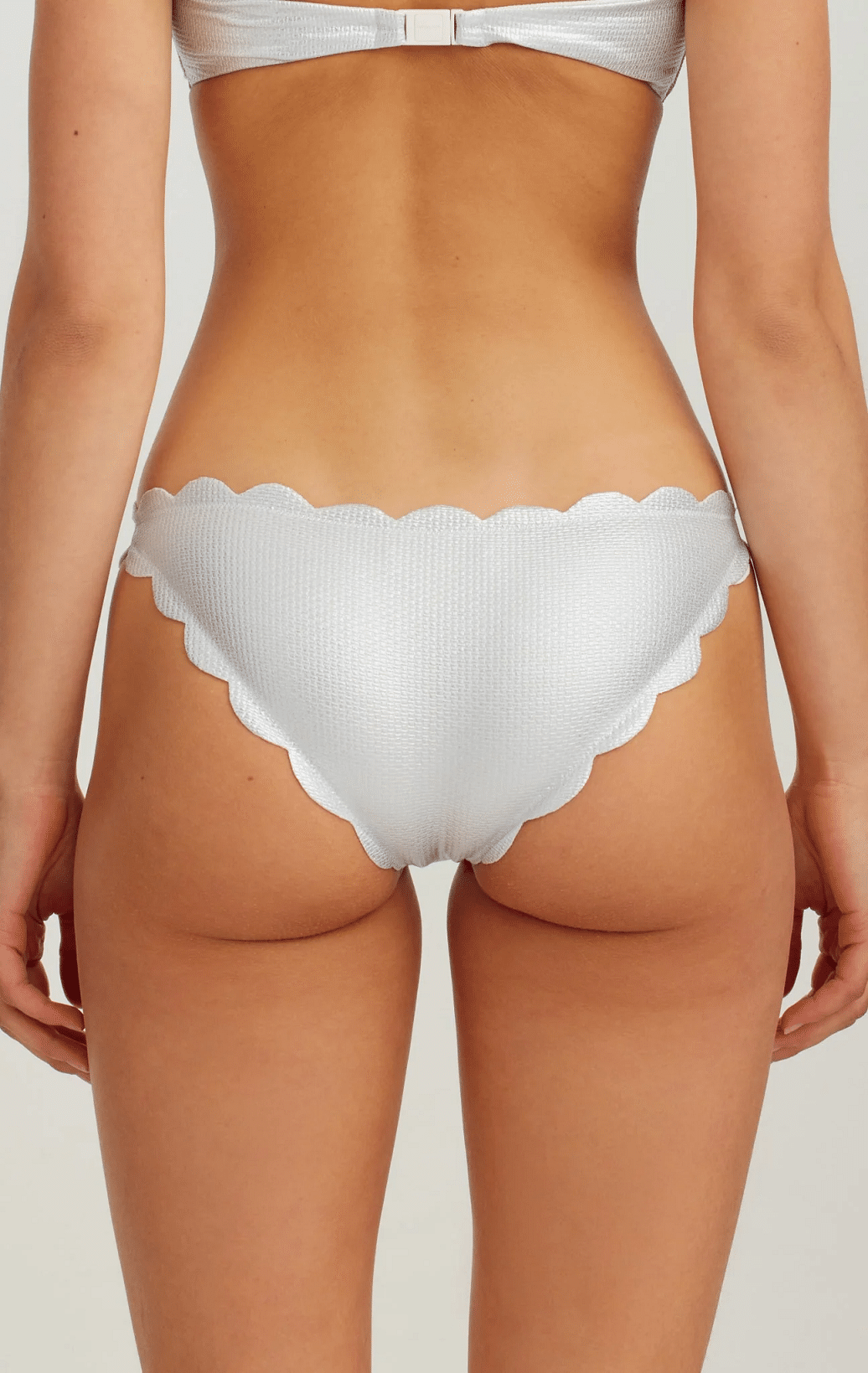 Antibes Bottom Silver/Coconut - Bikini Bottom