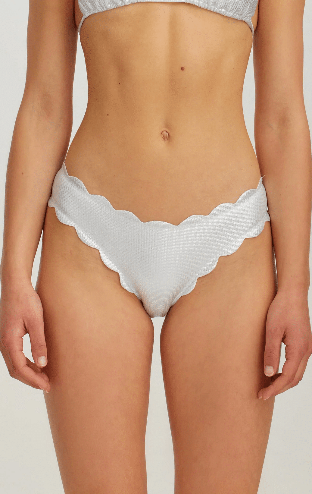 High Antibes Bikini Bottom Silver/Coconut - Bikini Bottom