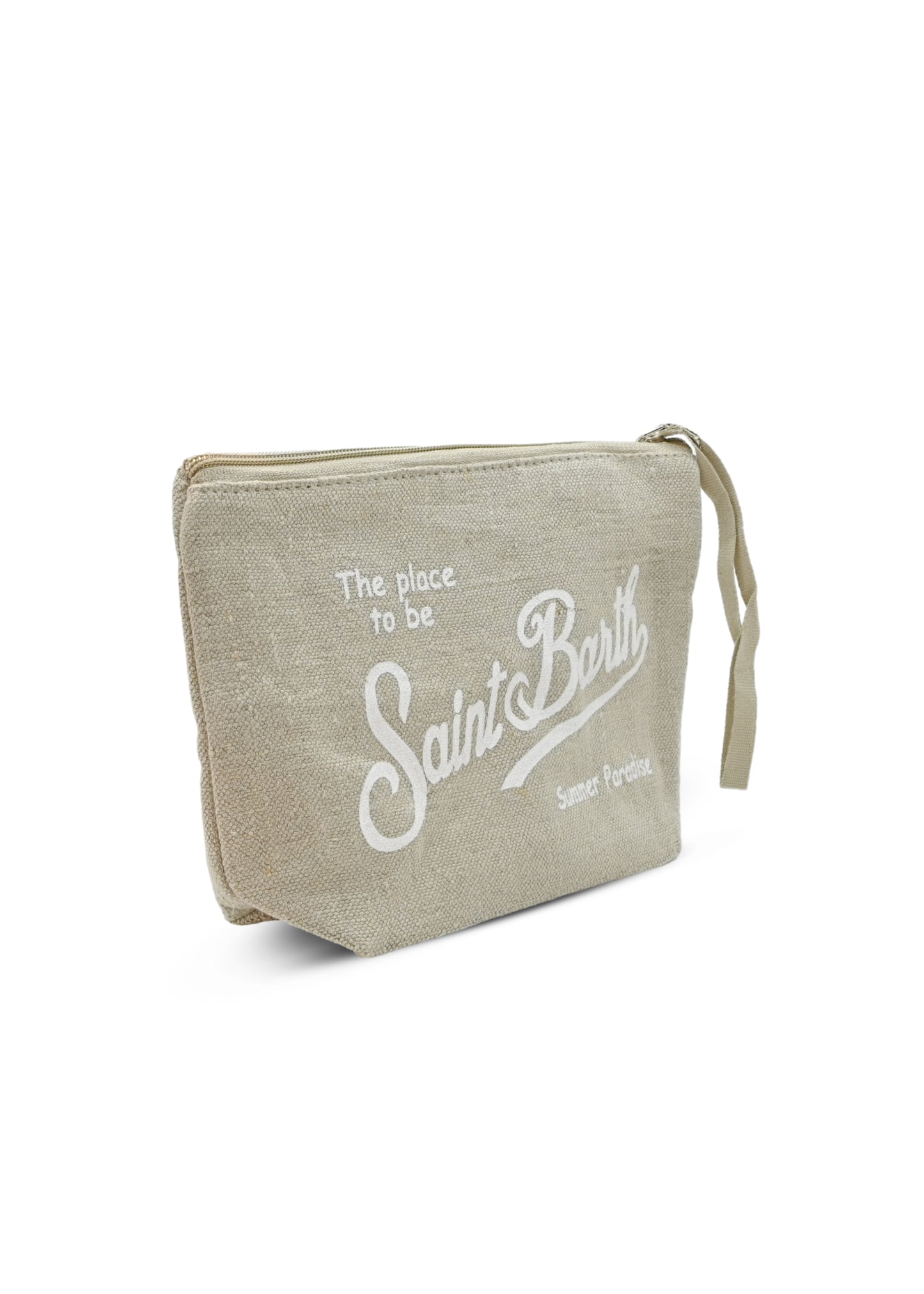 Aline Linen Pouch Beige