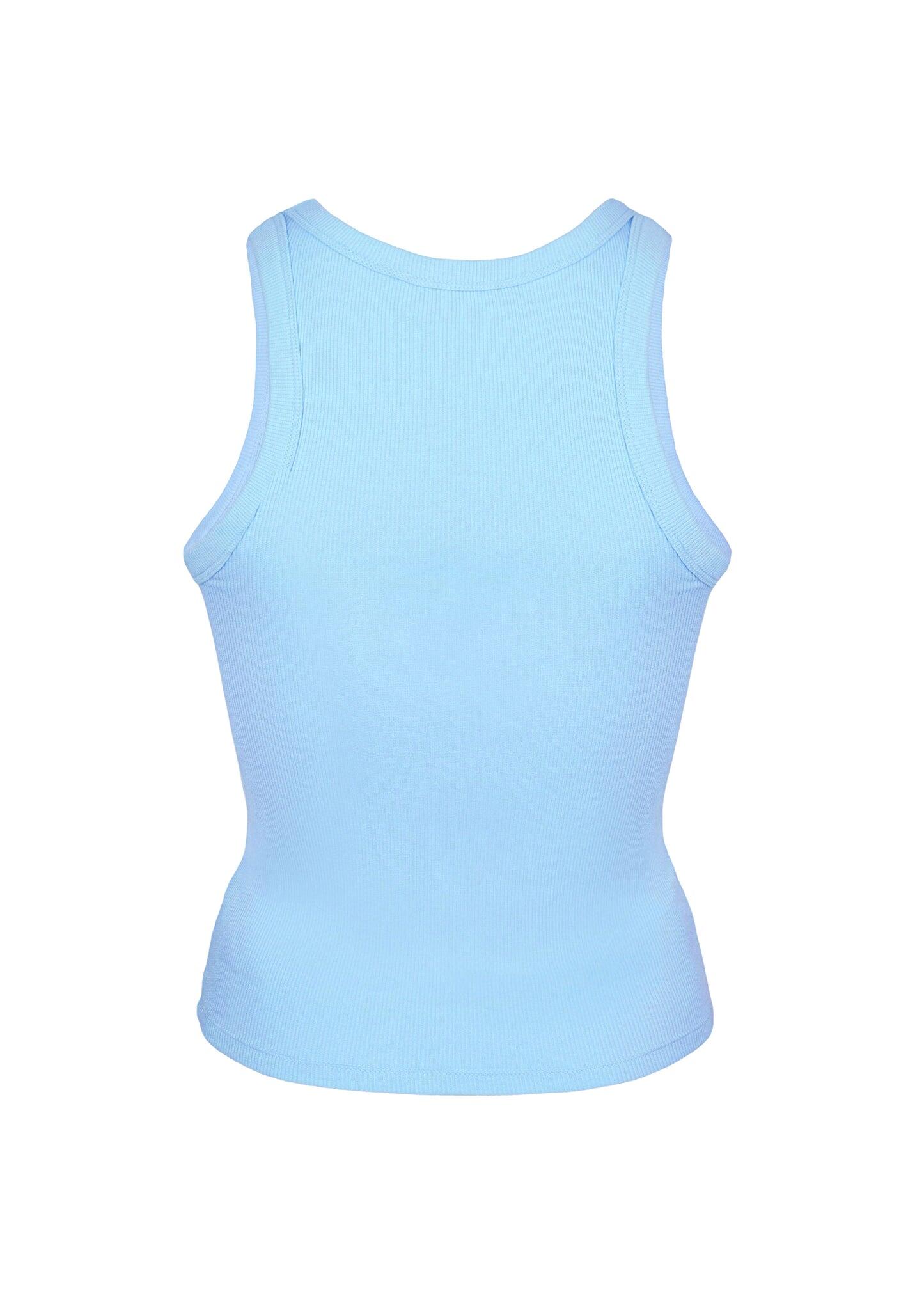 Ada Rib Top Blue