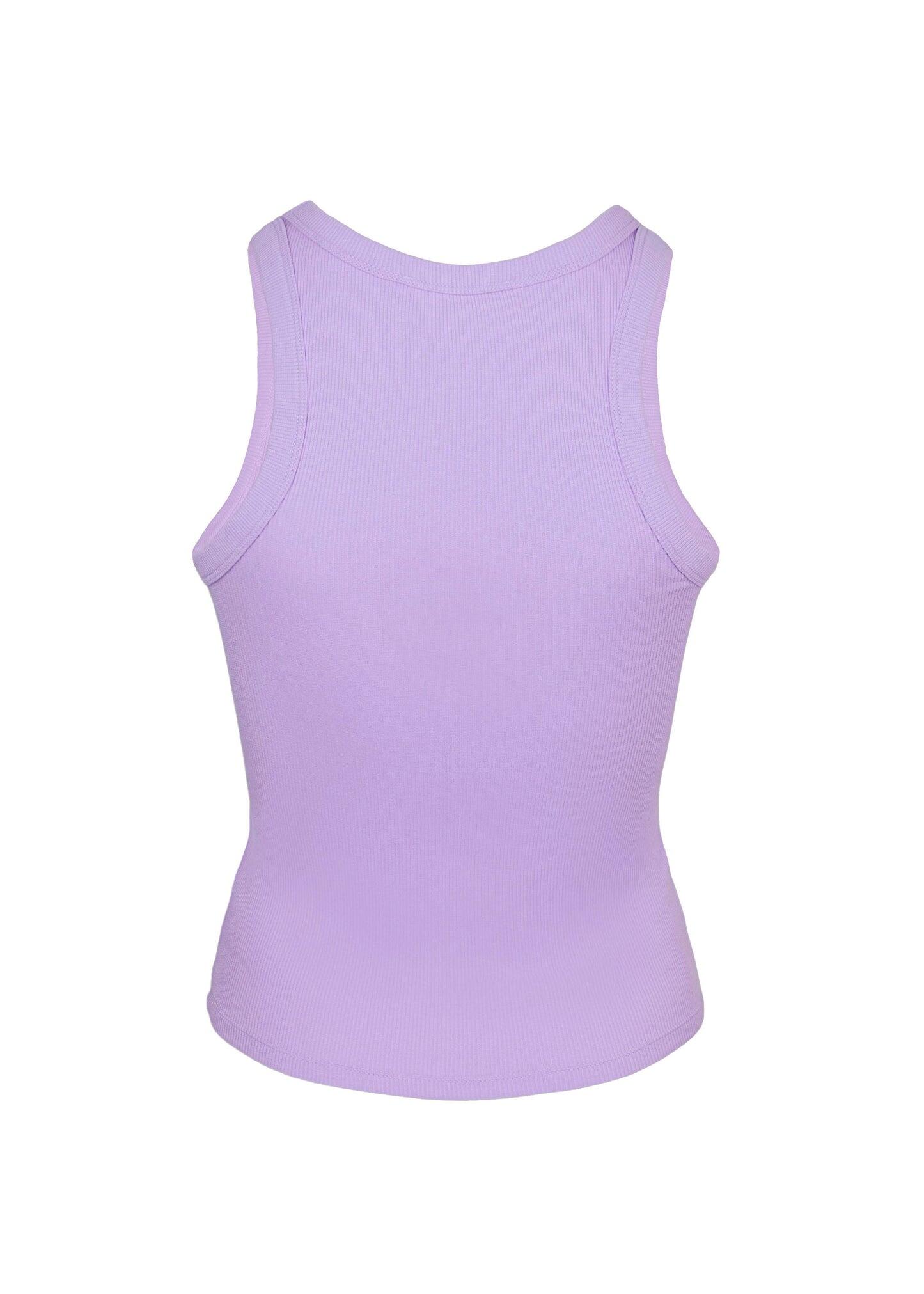 Ada Rib Top Purple
