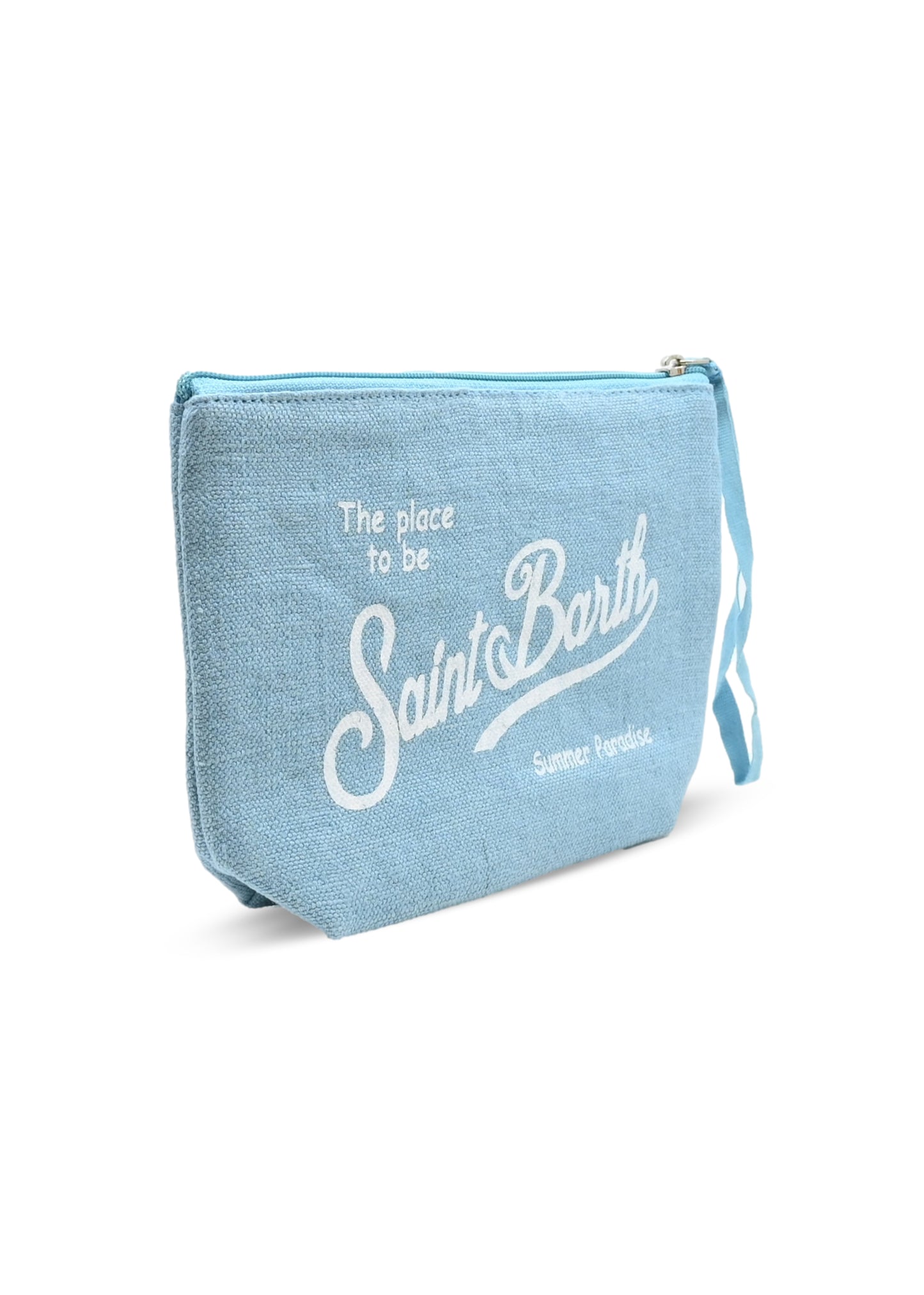 Aline Linen Pouch Light Blue