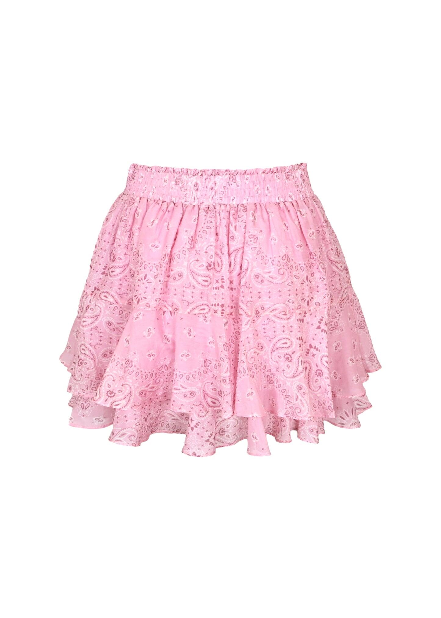 Eivissa Mini Skirt Silk Voile Bandanna