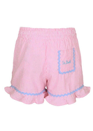 Ander P Shorts Seersucker Stripes Pink