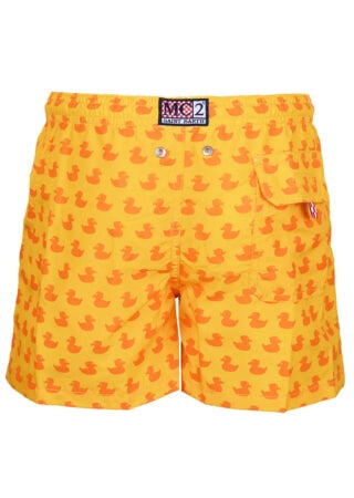 Jean Lighting Ducky Mono Yellow/Orange Boys Swimshorts