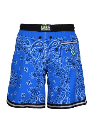 Malibu JR Bandanna Blue Boys Swimshorts
