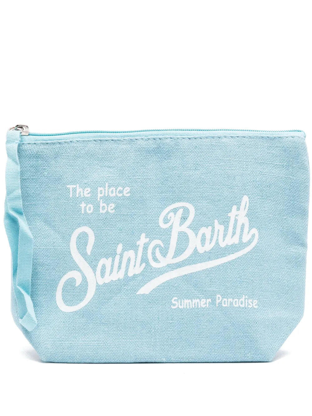 Aline Linen Pouch Light Blue