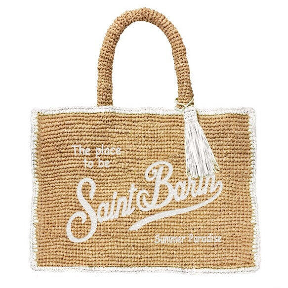 Colette Raffia Brown Bag