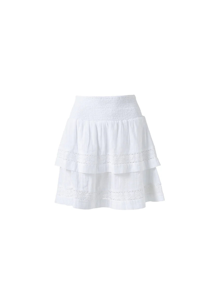 Barbara Skirt White - Skirt