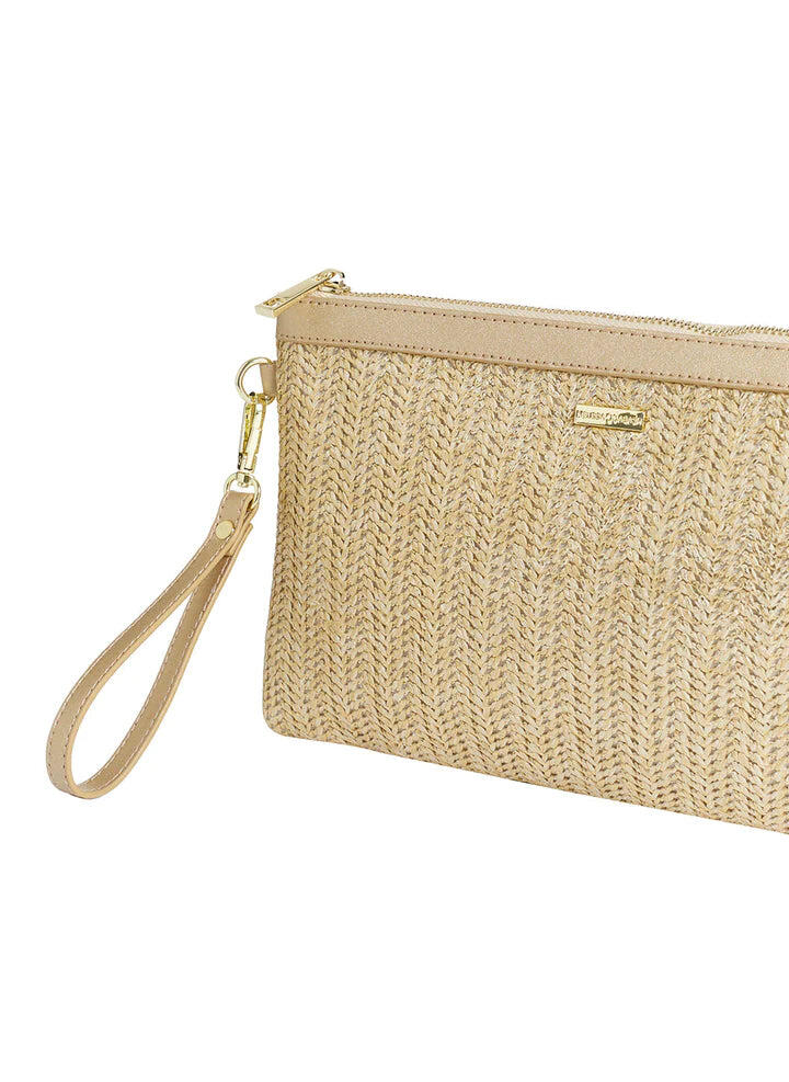 Capri Clutch Bag Gold