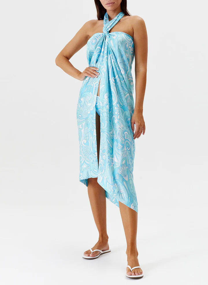 Ellie Pareo Mirage Blue - Sarong