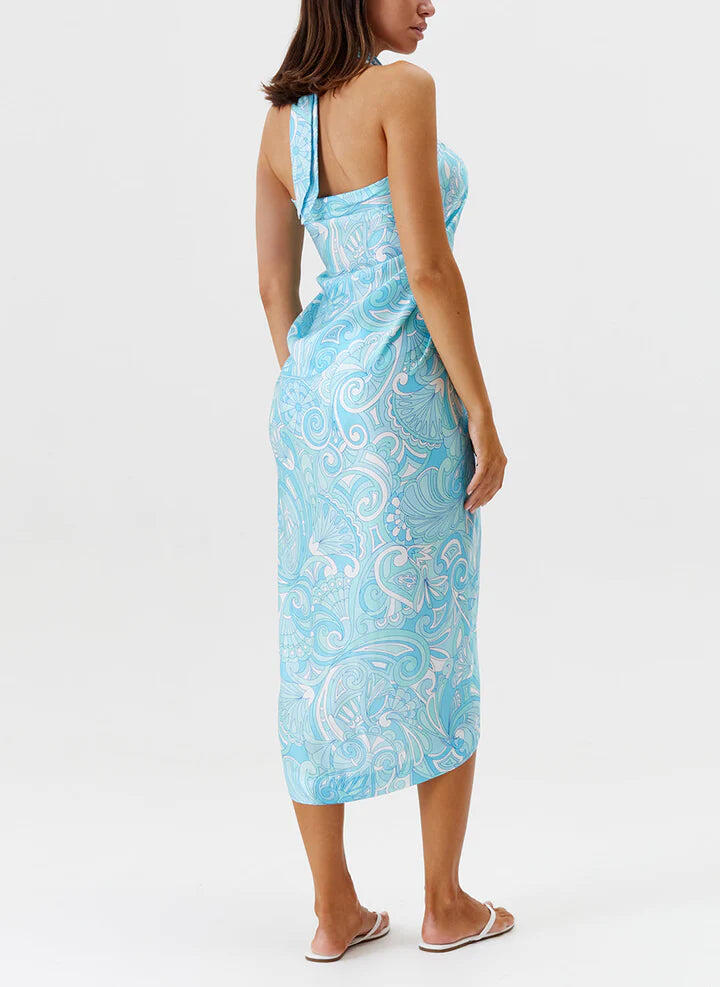Ellie Pareo Mirage Blue - Sarong