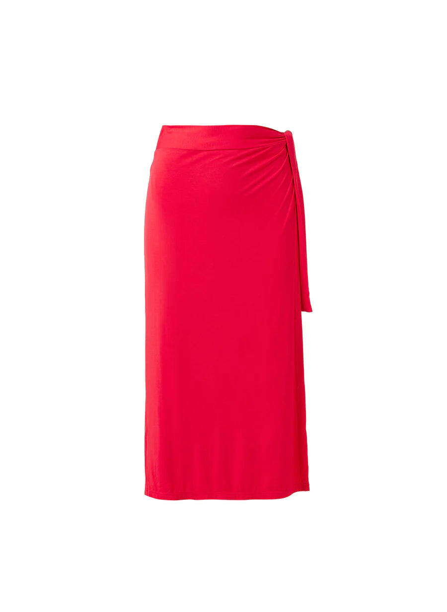 Ida Cover Up Skirt Red