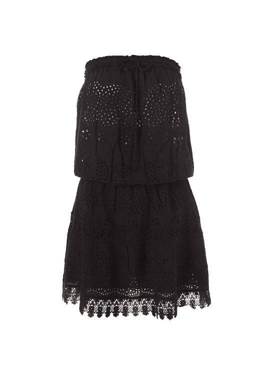 Iris Short Dress Black - Dress