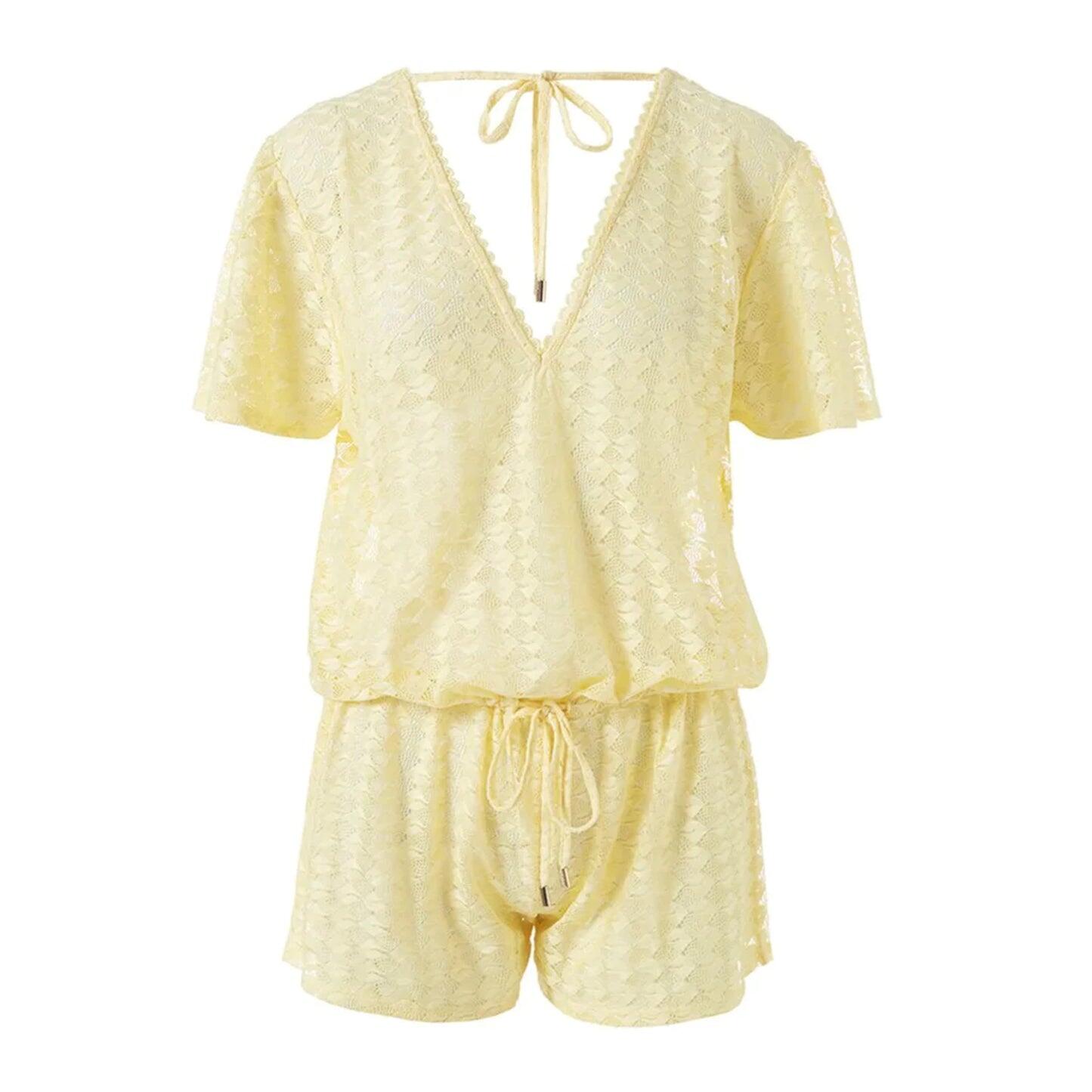 Load image into Gallery viewer, Lola Playsuit Yellow
