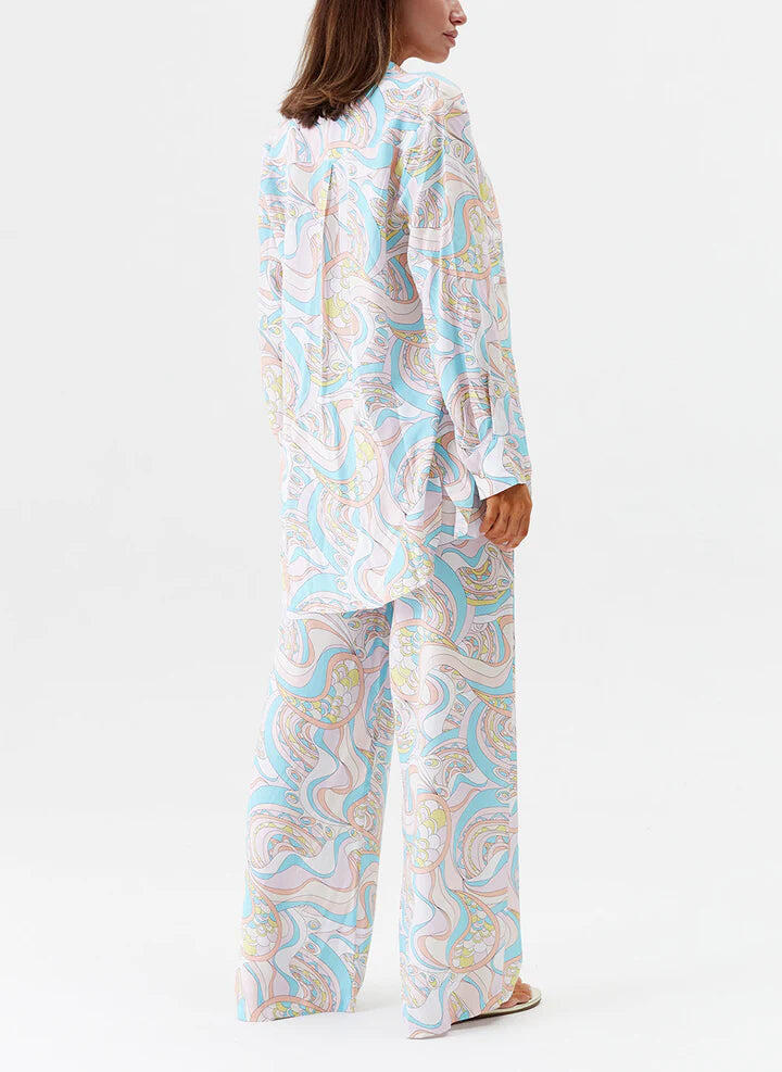 Olivia Trousers Riviera - Bottoms