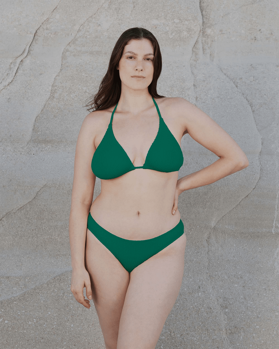 Mia Triangle Bikini Set Kiwi - ONE SIZE - Bikini