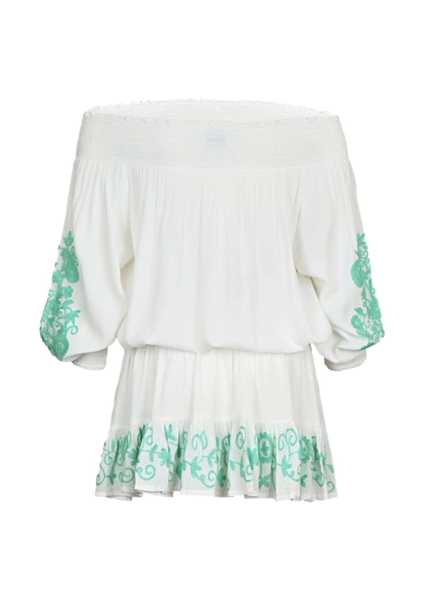 Eleyna Short Dress White - ONE SIZE - Dress