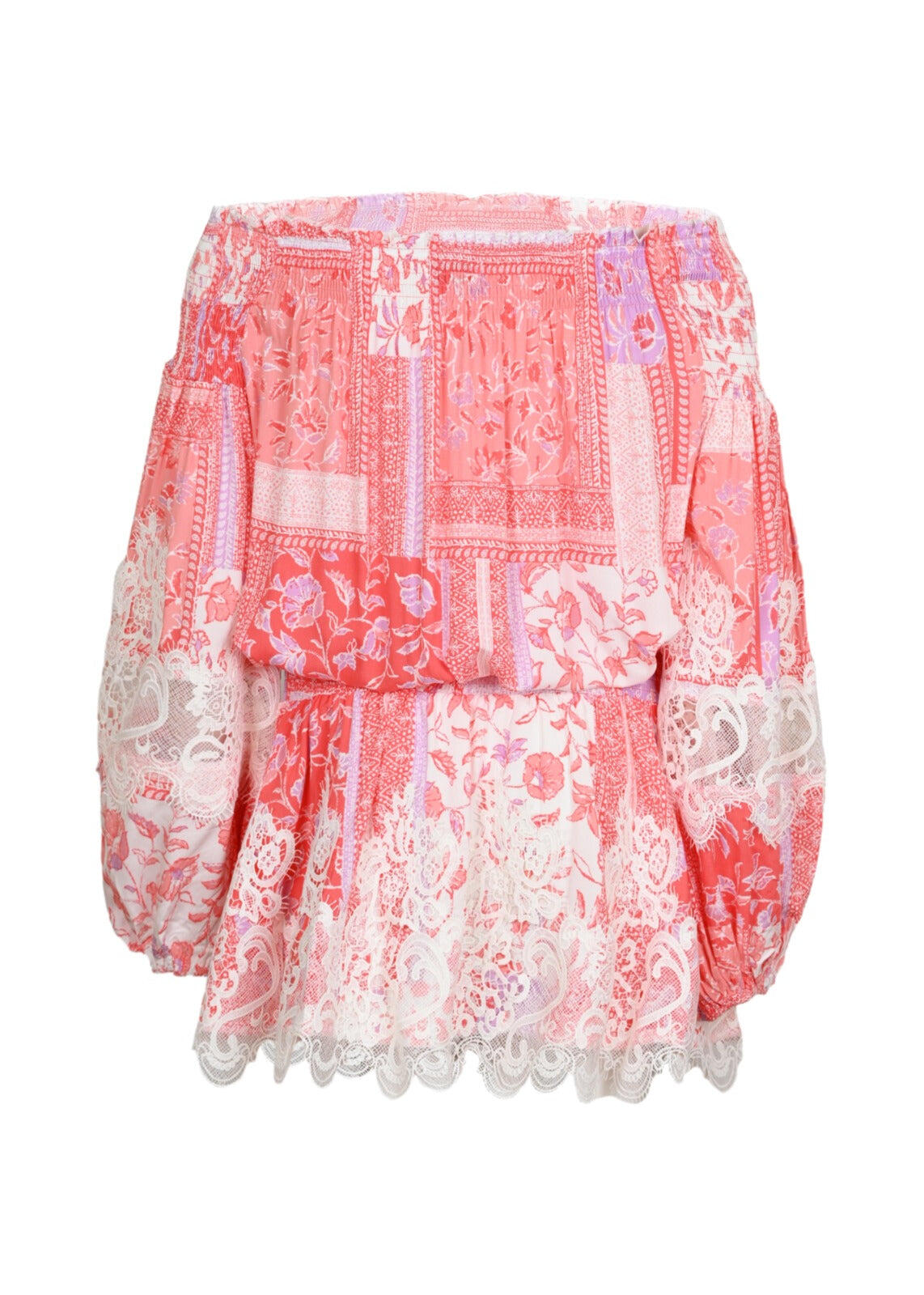 Shania Short Dress Multi Pink - ONE SIZE - Dress