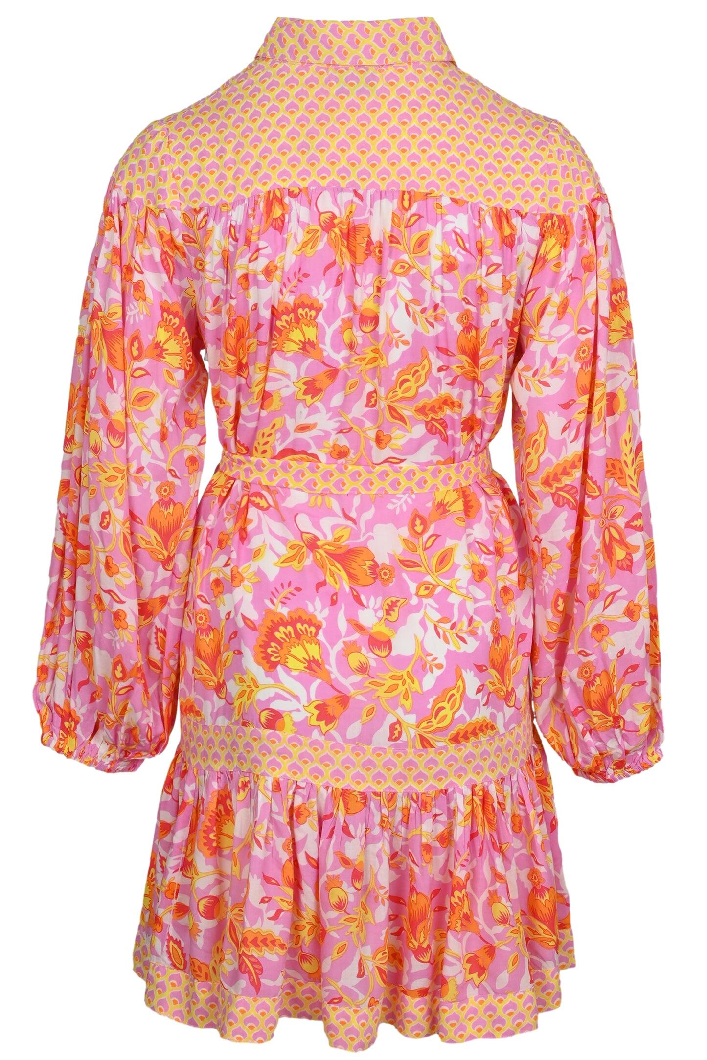 Stefania Short Dress Pink - ONE SIZE - Dress