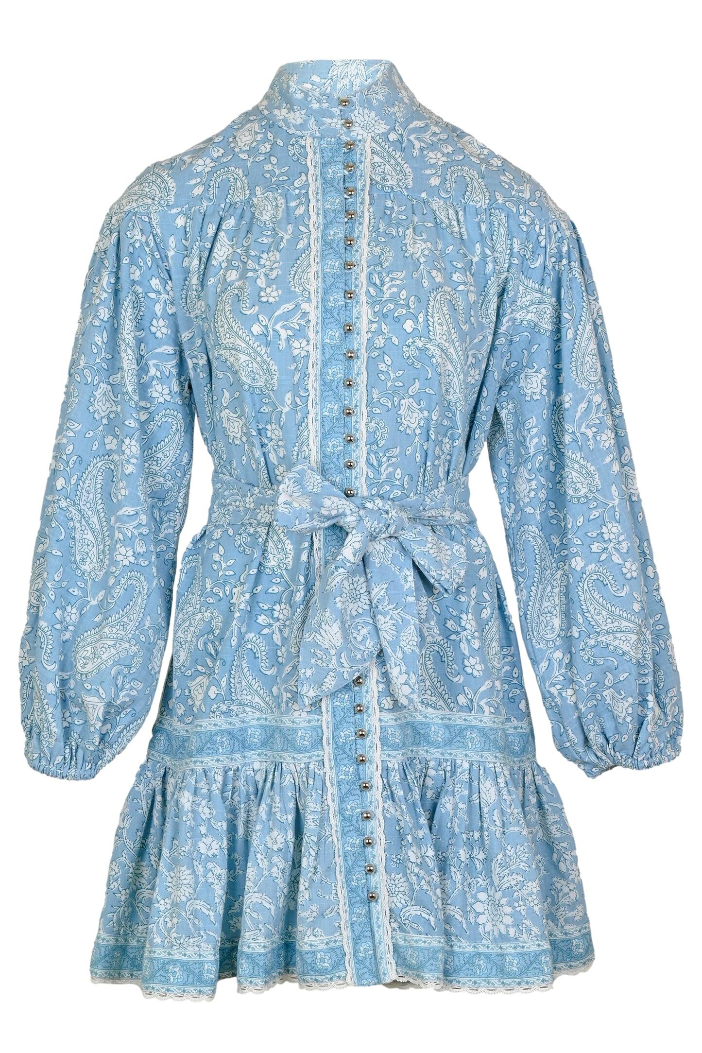 Clemence Short Dress Light Blue - ONE SIZE - Dress