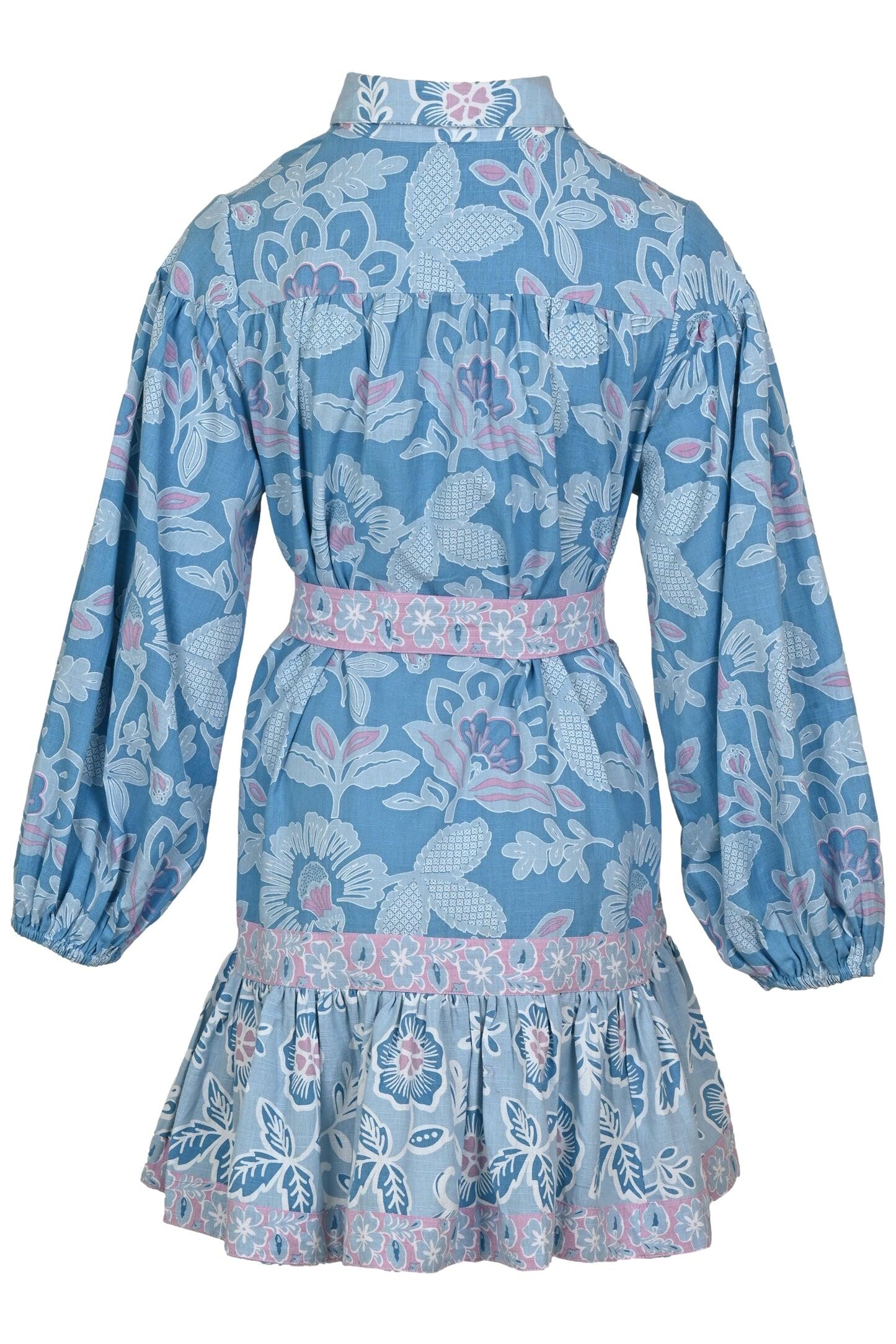 Juliette Short Dress Light Blue - ONE SIZE - Dress