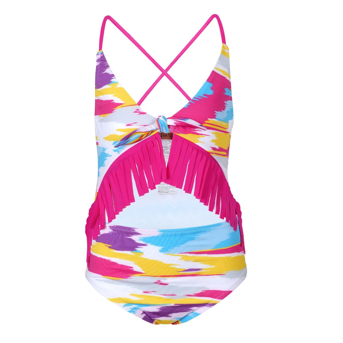 Girls Cut Out One Piece Multicolour