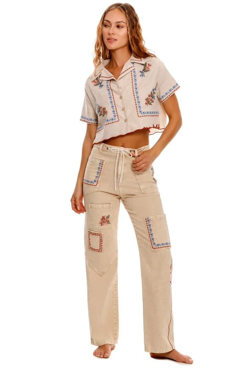 Moorea Blush Pant - Trousers