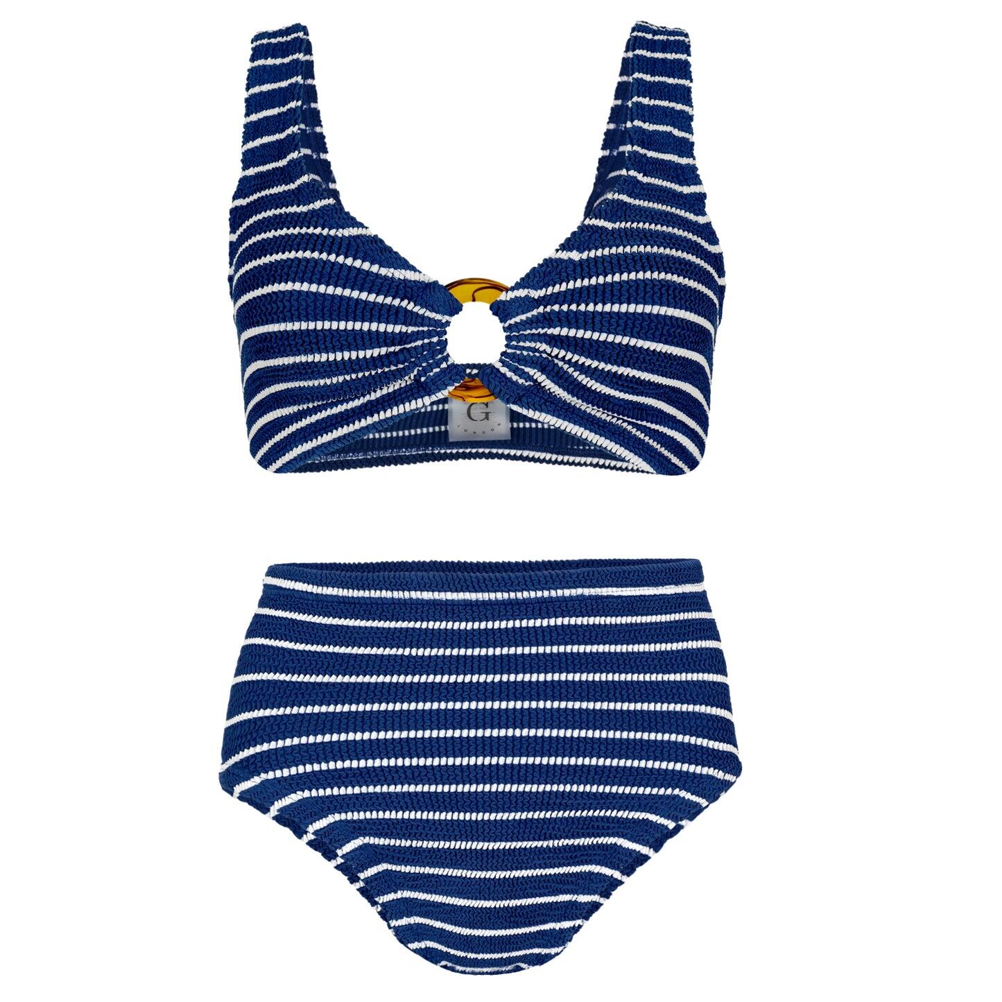 Nadine Bikini Navy/White