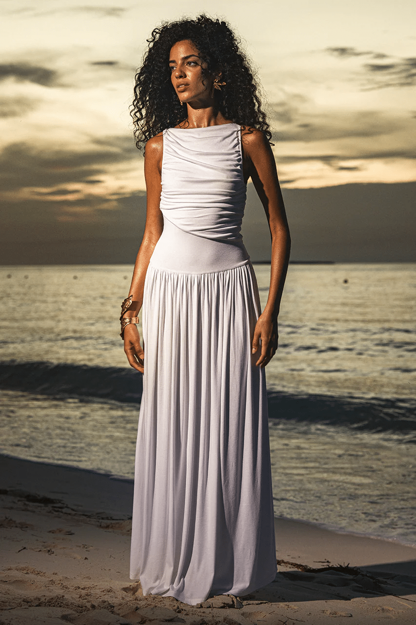 Nalla Maxi Dress White - Dress