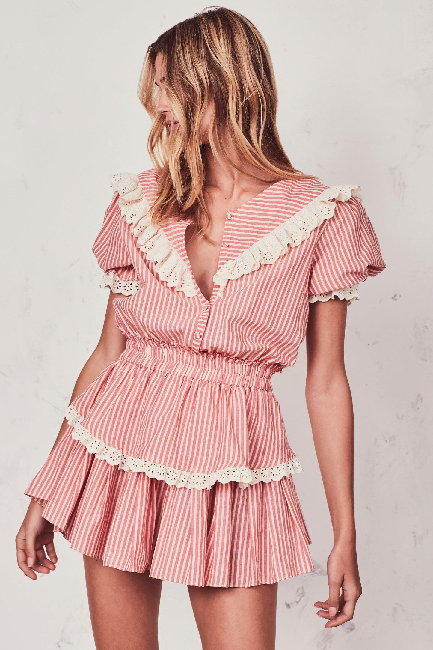 Nanette Dress French Tulip - Dress