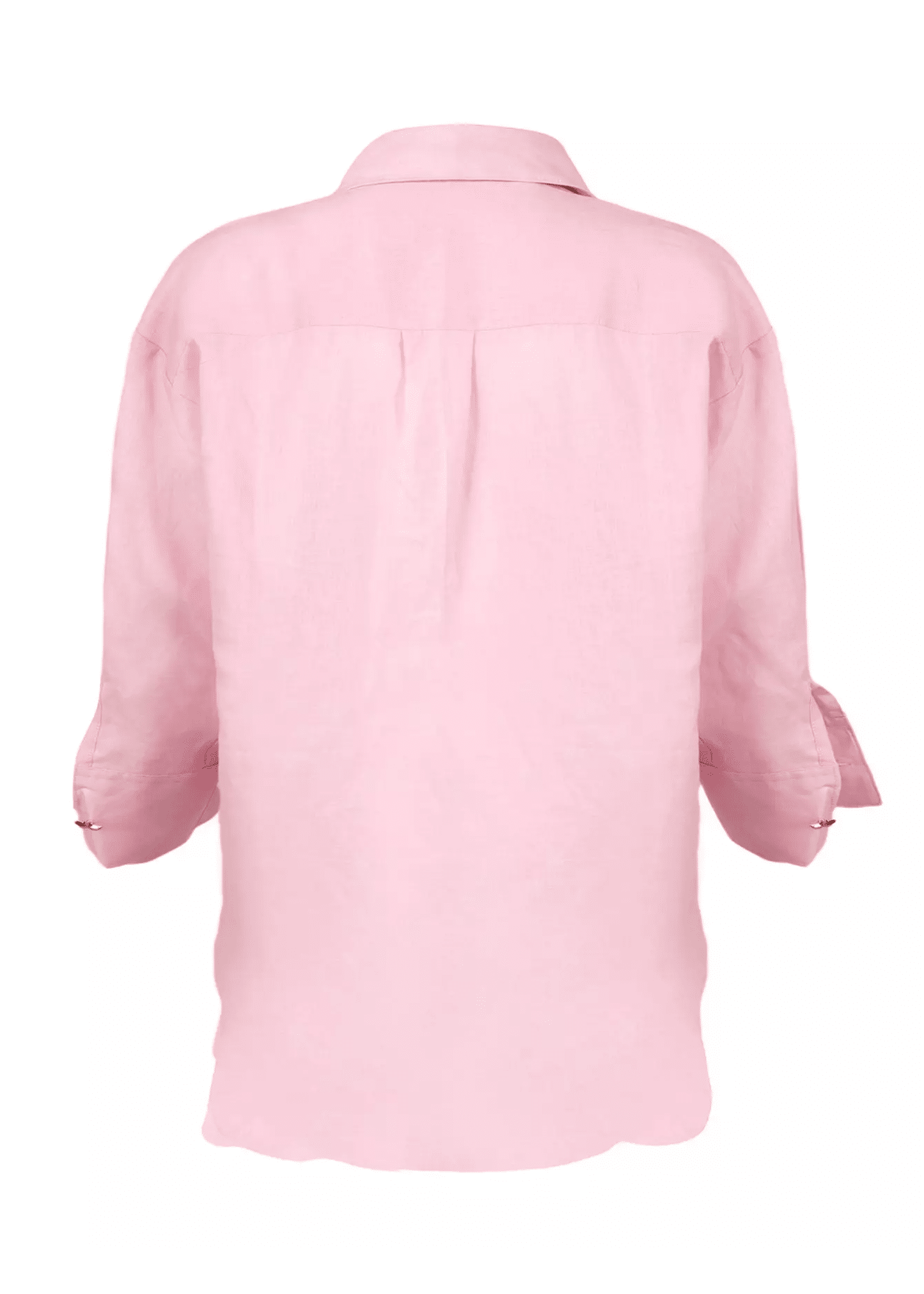 Linen Shirt With Eye Pink