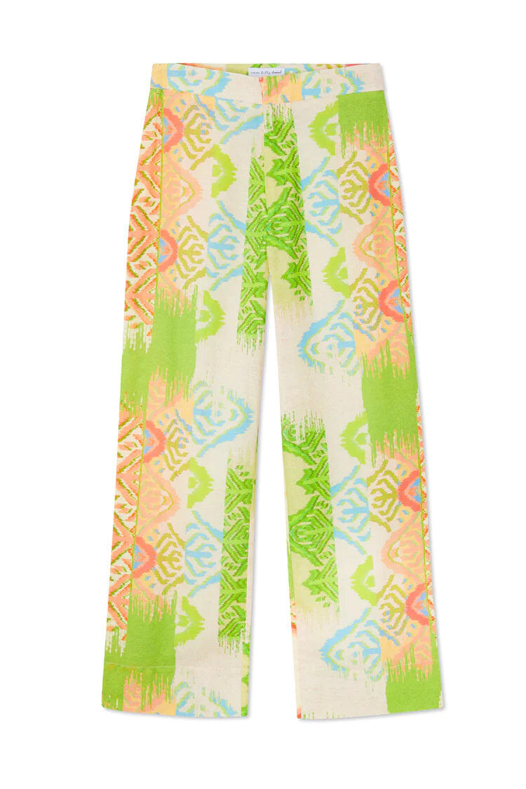 Green Abstract Trousers